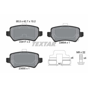 Bremsscheiben und -beläge für VAUXHALL von TEXTAR