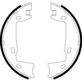 Comprar Zapata de freno de mano de HELLA 8DA 355 050-321 a bajo precio de 24,08 €
