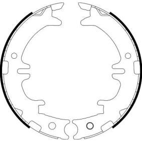 Bremsbackensatz, Feststellbremse 8DA 355 050-541