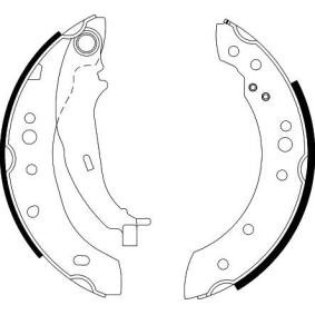 Bremsbackensatz von HELLA