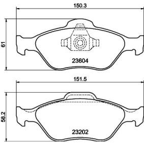 Bremsbeläge 8DB 355 008-901