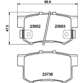 Bremsbeläge 8DB 355 009-581