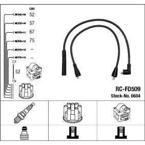 Compre Cabos de velas de NGK online para ESCORT IV Cabriolet (ALF) a preços moderados