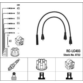 Acquista Kit cavi candele da NGK 0722 a buon mercato per soli 32,58 €