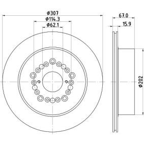 Bremsscheibe 8DD 355 113-151