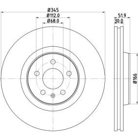 Bremsscheibe 8DD 355 117-181