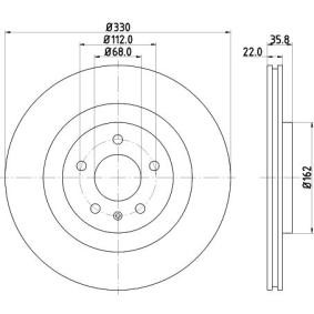 Bremsscheibe 8DD 355 118-021