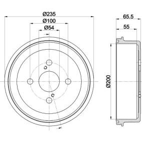 Bremstrommel 8DT 355 302-161