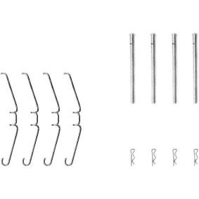 Achetez des Kit d'accessoires, plaquette de frein à disque HELLA 8DZ 355 204-011 à prix pour 25,24 €