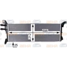Comprar Refrigerador baja temperatura, aire de admisión de HELLA 8MK 376 733-491 a bajo precio de 187,22 €