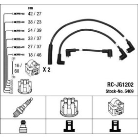 Compre Jogo de cabos de ignição da NGK 5409 a um preço baixo por 50,08 €