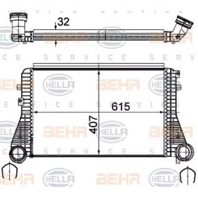 Köp Intercooler av HELLA 8ML 376 723-544 till det låga priset 1815,94 kr