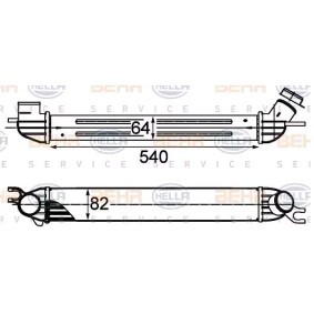 Köp Intercooler av HELLA 8ML 376 746-454 till det låga priset 1602,30 kr