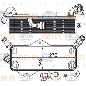Ölkühler, Automatikgetriebe von HELLA