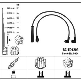 Compre Cabos de velas de NGK online para CHARADE III (G100, G101, G102) a preços moderados