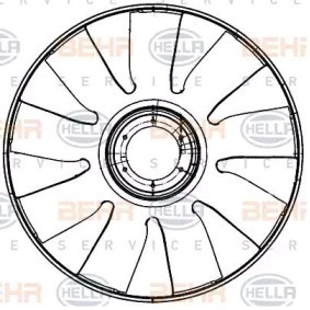Lüfterrad, Motorkühlung für MAN von HELLA