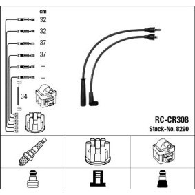 Compre Jogo de cabos de ignição da NGK 8290 a um preço baixo por 14,56 €