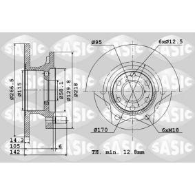 IVECO Bremsscheibe von SASIC