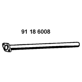 Abgasrohr 91 18 6008