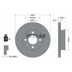 Bremsscheibe 92147103 von TEXTAR günstig für 42,87 € online kaufen