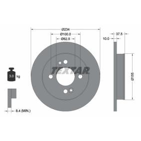 Acquista Disco freno da TEXTAR 92147203 a buon mercato per soli 37,03 €