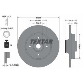 Comprar Disco de freno de TEXTAR 92168703 a bajo precio de 106,51 €