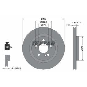 Bremsscheibe 92286903 von TEXTAR günstig für 54,03 € online kaufen