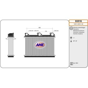 Achetez des Radiateur de chauffage AHE 93516 à prix pour 83,41 €