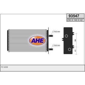 Compre Radiador de calefacción de AHE online para Y10 (156) a precios moderados