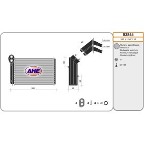 Comprar Radiador de calefacción de AHE 93844 a bajo precio de 52,60 €
