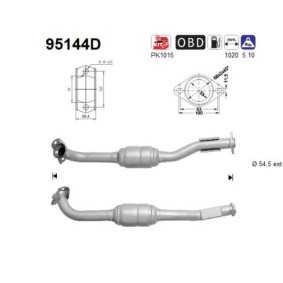 Stellmotor für Temperaturklappe des Herstellers AS - Originalware Artikelnummer: 95144D