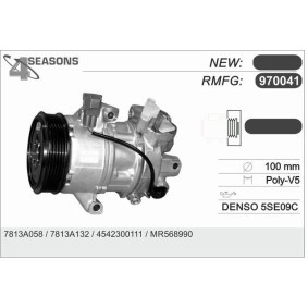 Klimakompressor 970041 für SMART