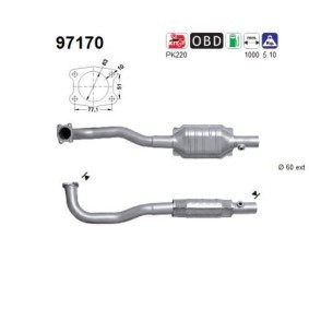 Stellmotor für Temperaturklappe des Herstellers AS - Originalware Artikelnummer: 97170