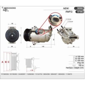 Acquista Compressore aria condizionata da AHE 97963 a buon mercato per soli 307,33 €