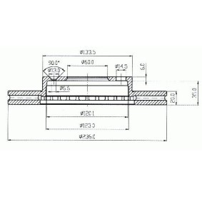 Bremsscheibe von VEMA