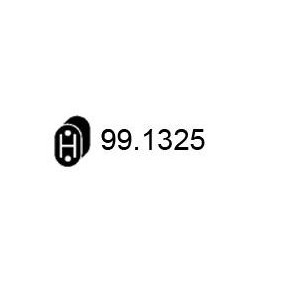 Halter, Abgasanlage 99.1325 für BMW
