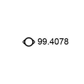 Kjøp Pakning, eksosrør av ASSO 99.4078 til den lave prisen 524,69 NOK