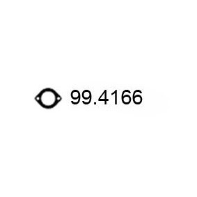 Kjøp Pakning, eksosrør av ASSO 99.4166 til den lave prisen 549,01 NOK