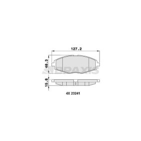 Acquista Kit pastiglie freni da BRAXIS AA0042 a buon mercato per soli 13,05 €