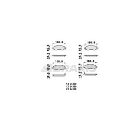 Acquista Kit pastiglie freni da BRAXIS AB0360 a buon mercato per soli 25,56 €