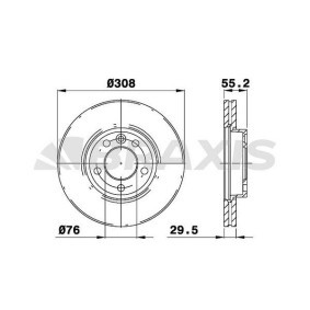 Acquista Disco freno da BRAXIS AD0123 a buon mercato per soli 82,73 €