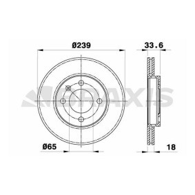 Acquista Disco freno da BRAXIS AE0024 a buon mercato per soli 37,39 €