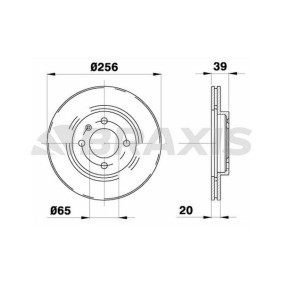 Bremsscheibe von BRAXIS