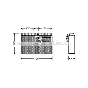 Verdampfer, Klimaanlage AIV010