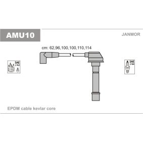 Compre Jogo de cabos de ignição da JANMOR AMU10 a um preço baixo por 62,89 €