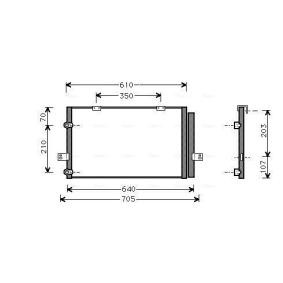 Acquista Condensatore climatizzatore da AVA COOLING SYSTEMS AU5078D a buon mercato per soli 205,59 €