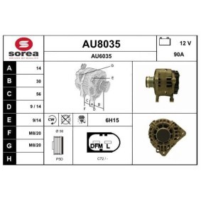 Køb Generator af SNRA AU8035 til den lave pris 1375,15 DKK