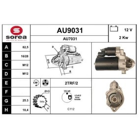 Köp Startmotor av SNRA AU9031 till det låga priset 1825,34 kr