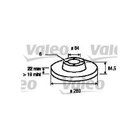 Bremsscheibe von VALEO