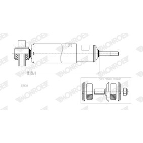 Stoßdämpfer B5434 für VOLVO